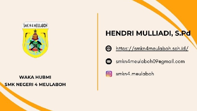 Daftar DU/DI pada SMK Negeri 4 Meulaboh