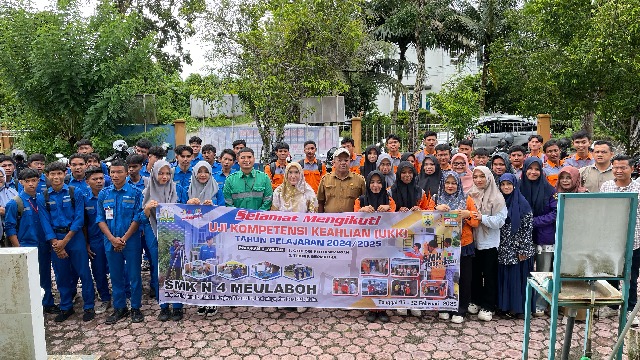 SMK Negeri 4 Meulaboh Gelar UKK 2024/2025, Siswa Geologi Pertambangan dan Teknik Geospasial Unjuk Gigi